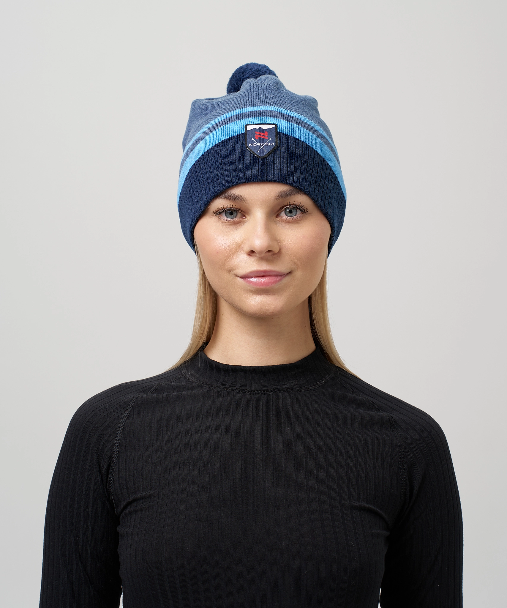 Шапка Nordski Move Ice Mint/Dark Jeans