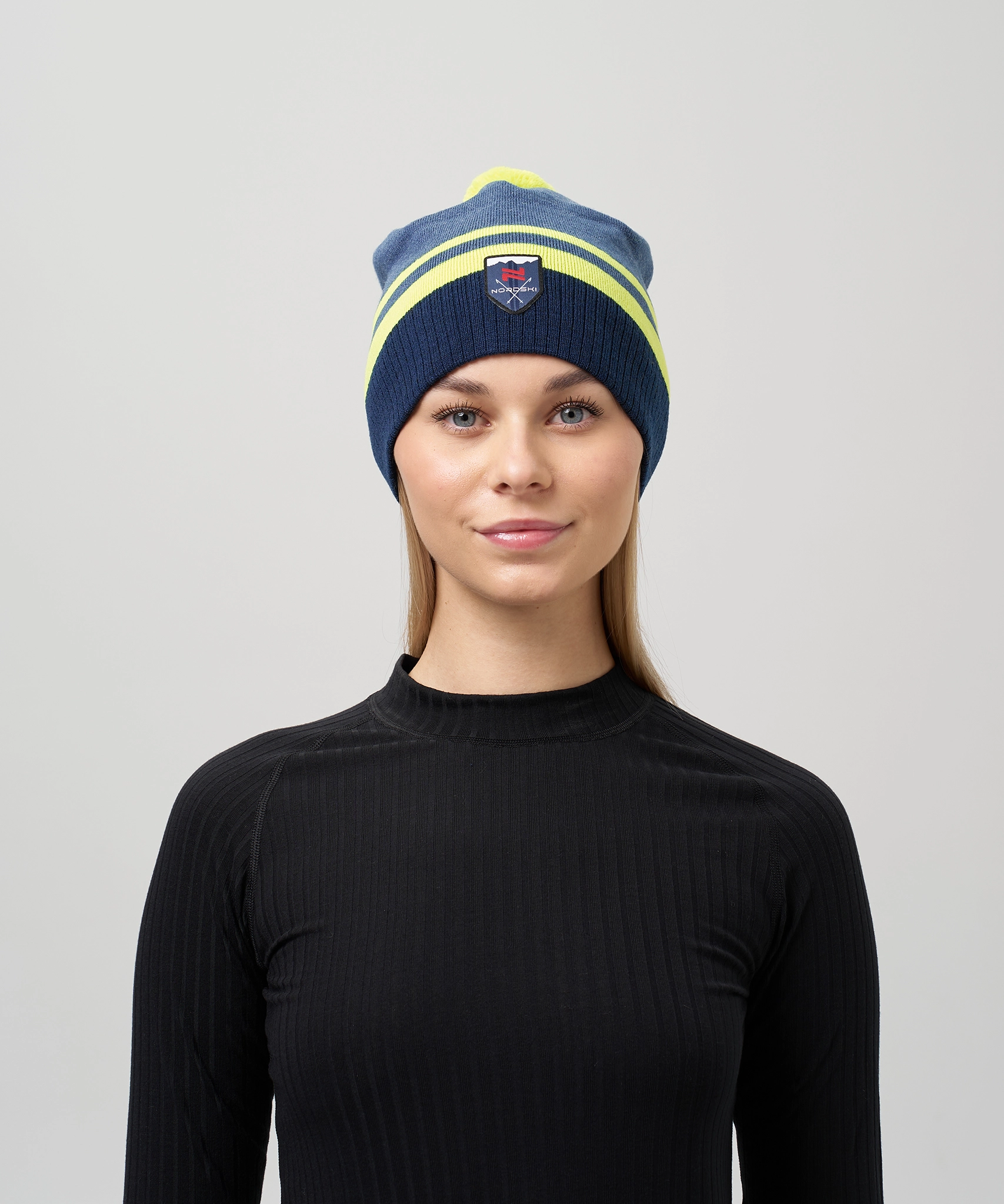 Шапка Nordski Move Ice Mint/Dark Jeans