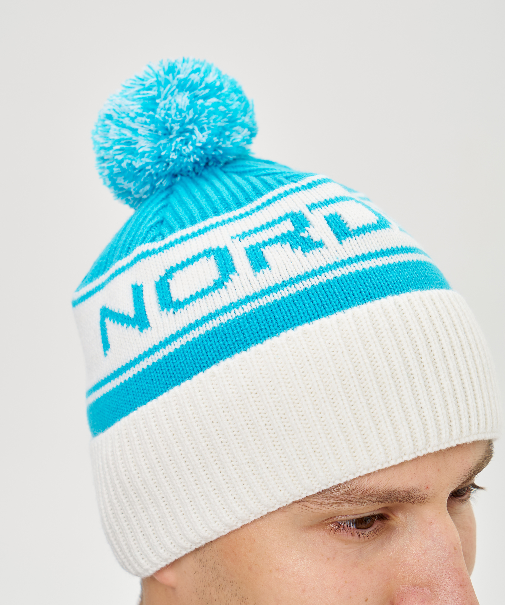 Шапка Nordski Blizzard Aquamarine/White