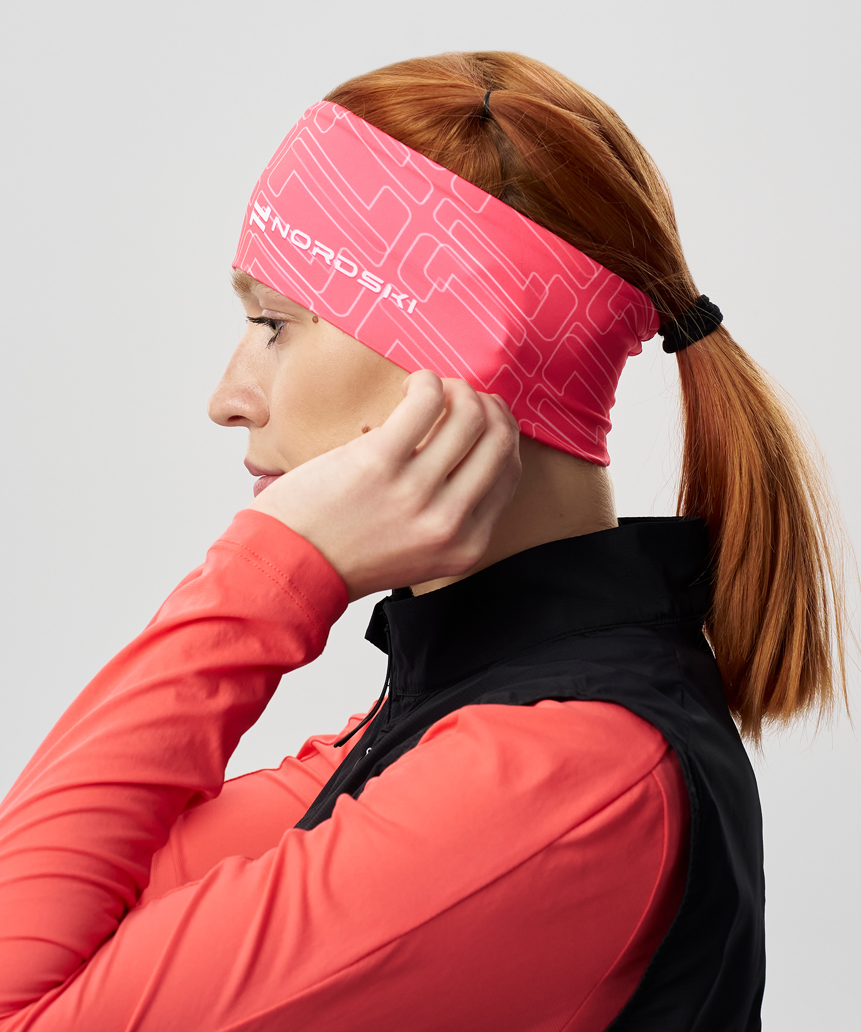Повязка Nordski Graphic Magenta