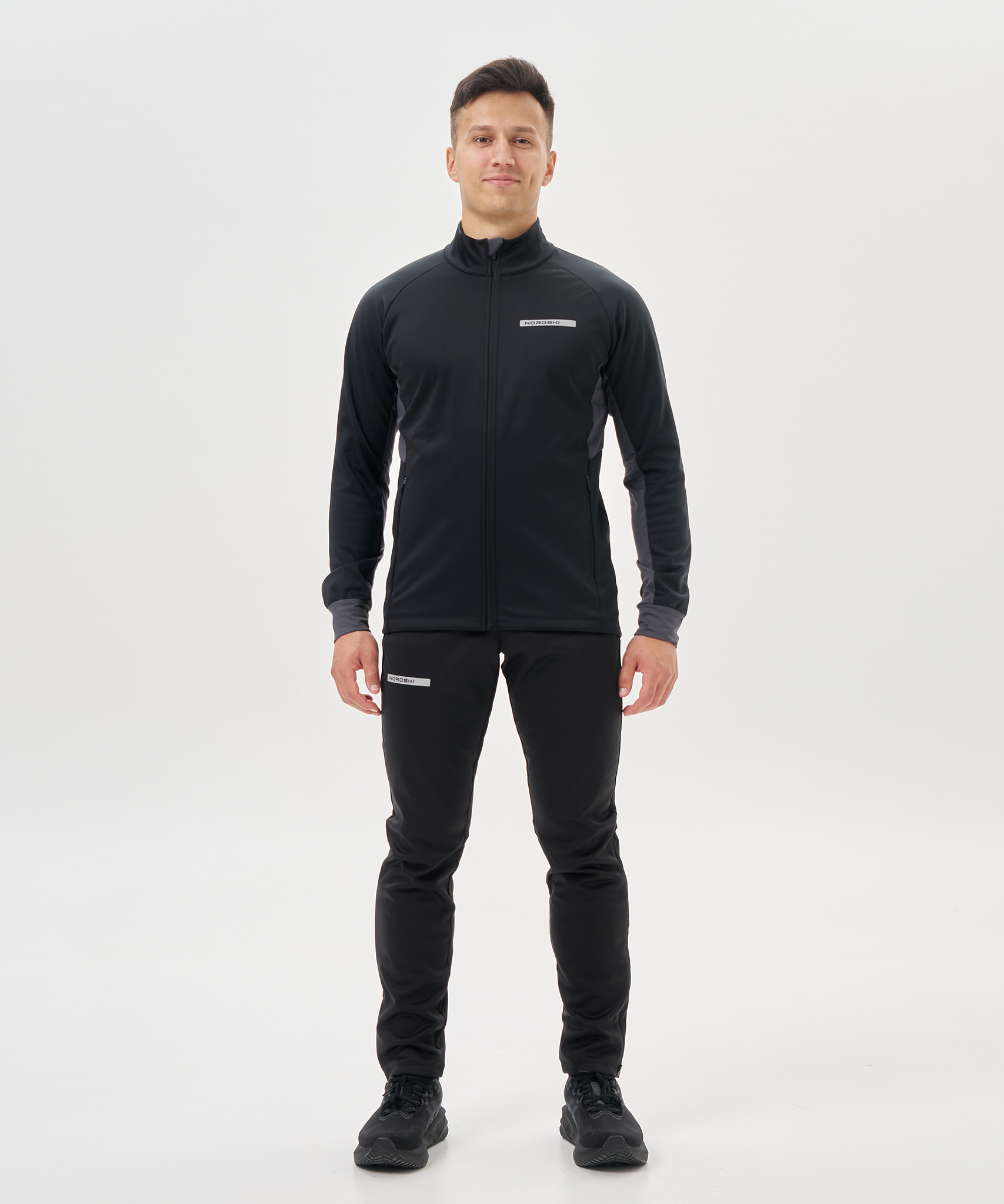 Тренировочная куртка Nordski Core Black/Grey