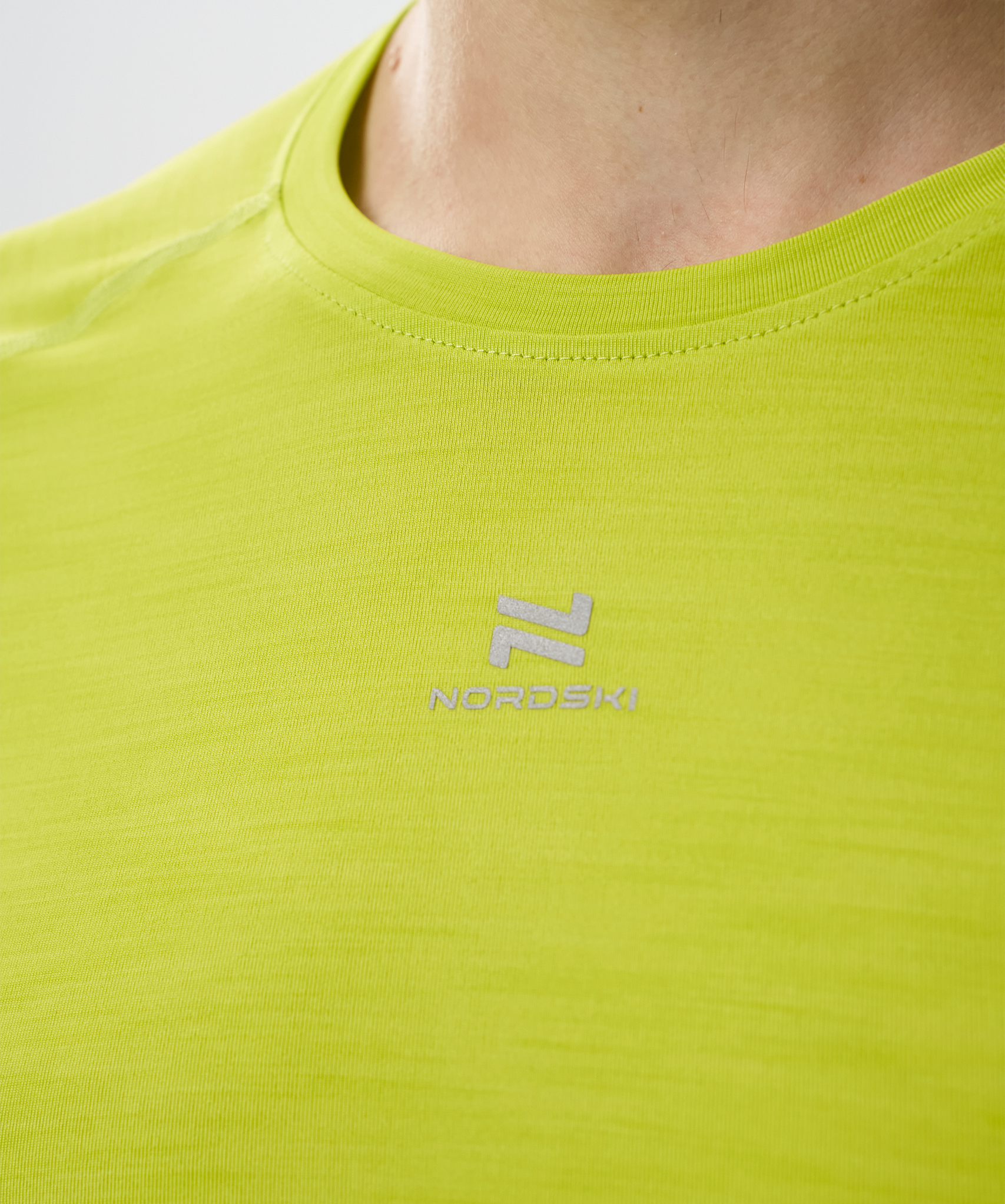 Футболка Nordski Pro Lime с длинным рукавом