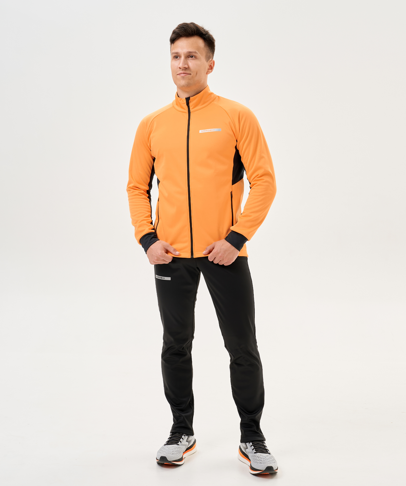 Тренировочная куртка Nordski Core Orange/Black