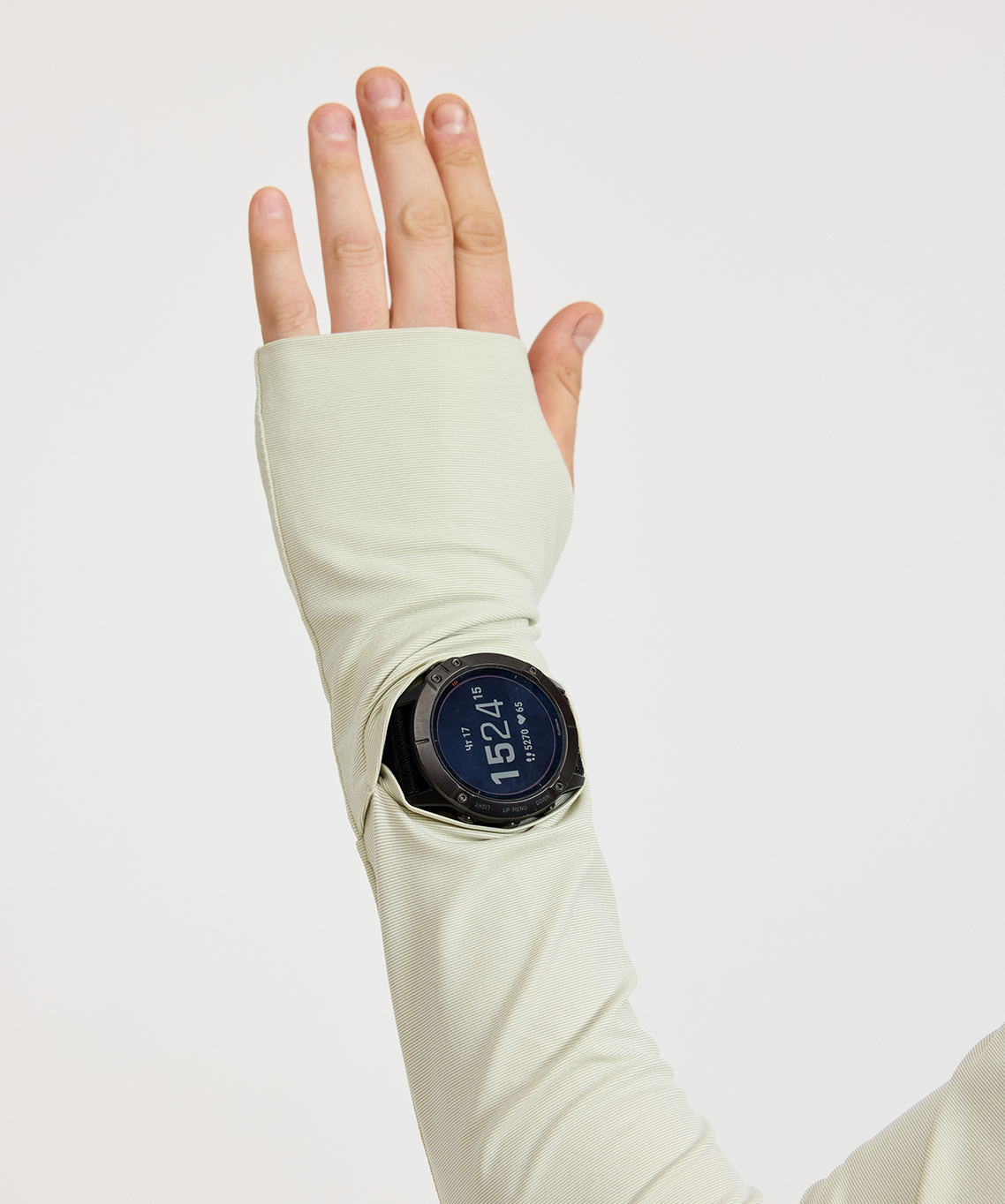 Лонгслив Nordski RunTech Smoky Green