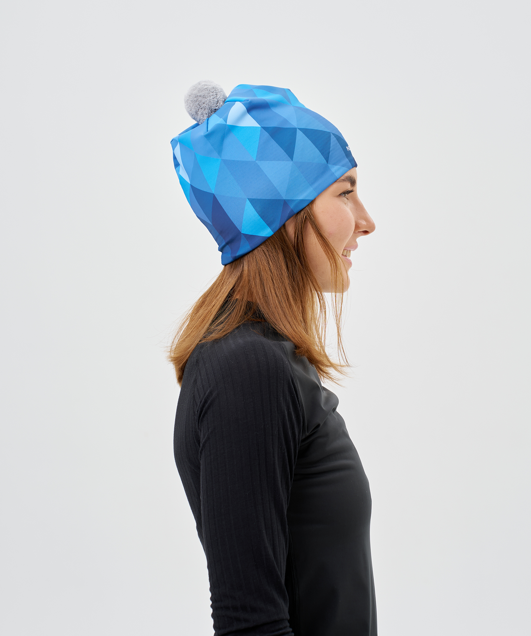 Гоночная шапка Nordski Race Bom Blue