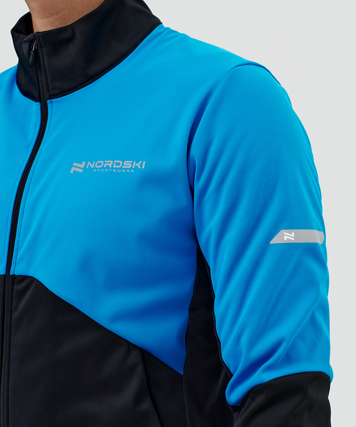 Тренировочная куртка Nordski Pro 2.0 Light Blue/Black