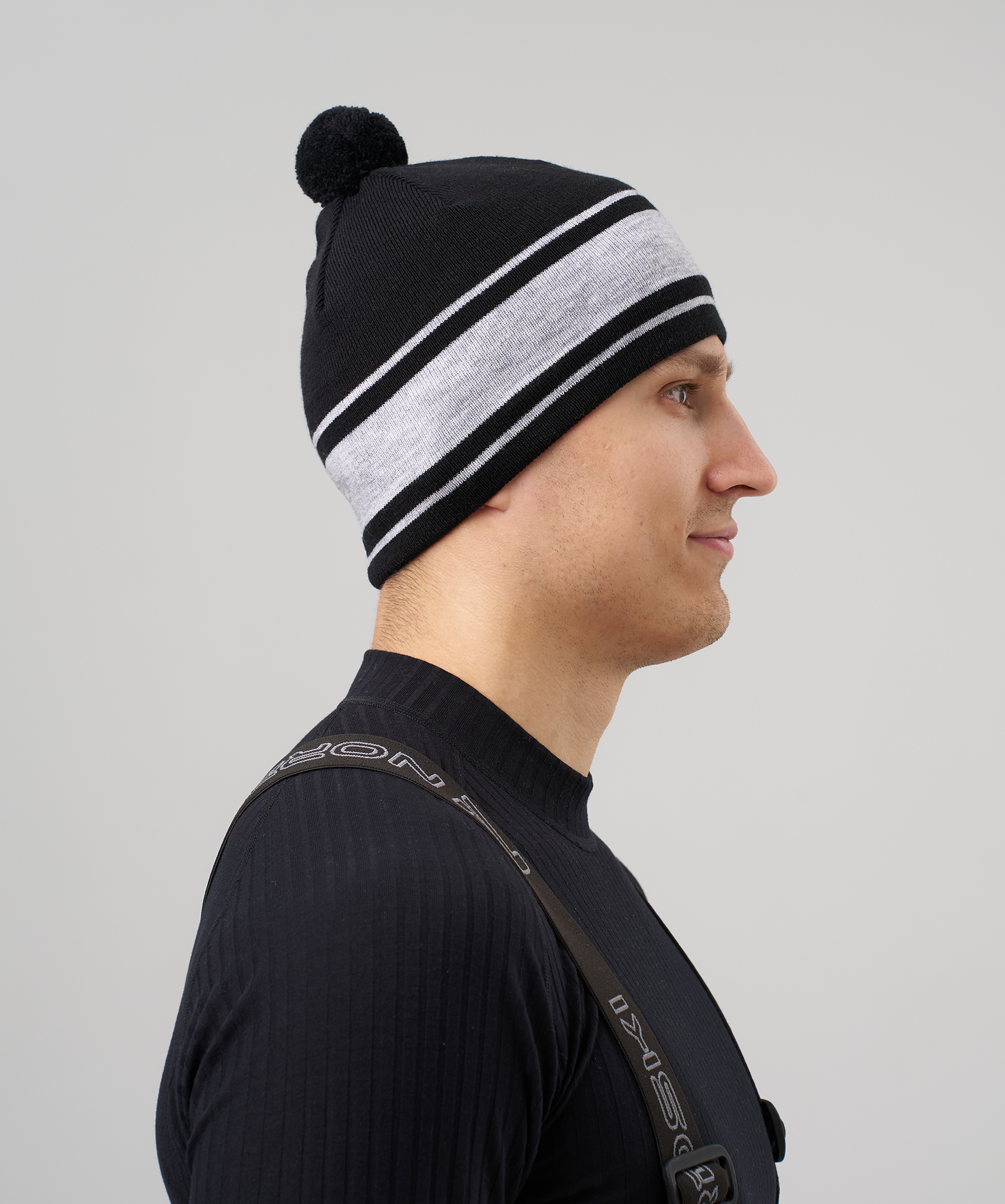 Шапка Nordski Tone Stripe Black