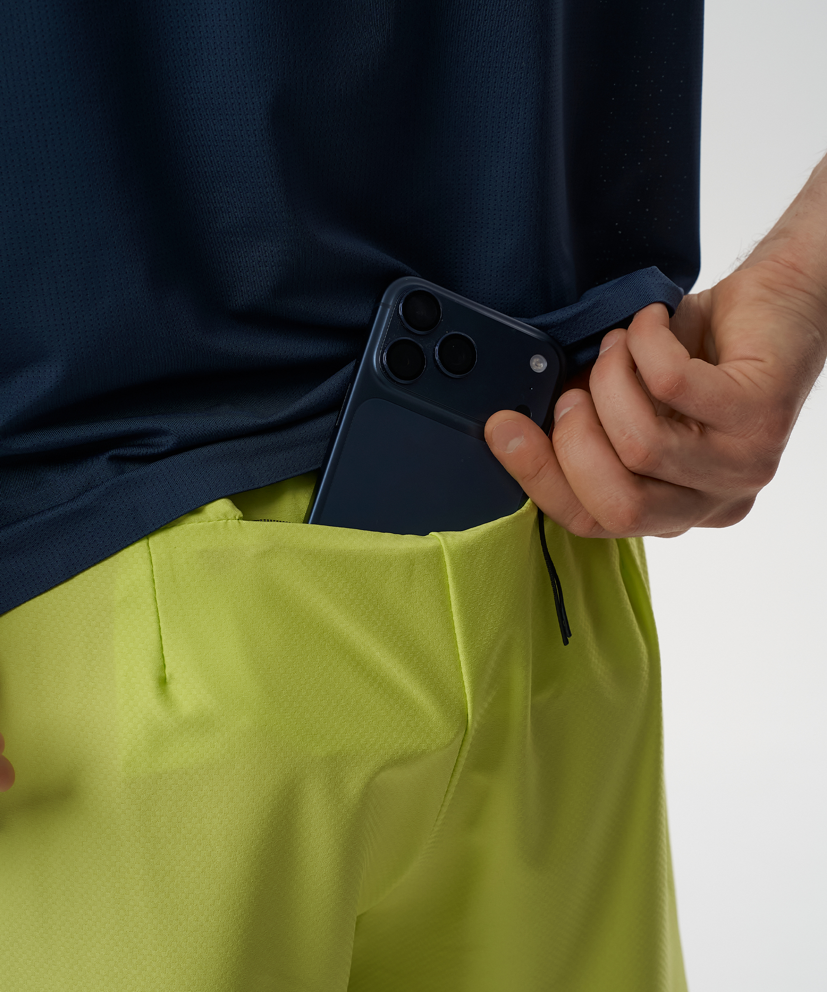 Шорты 2 в 1 Nordski Road Lime/Black