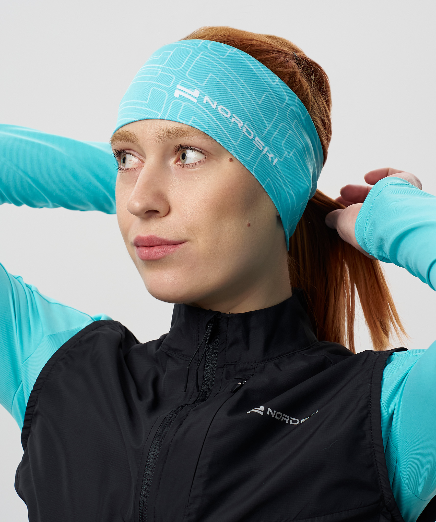 Повязка Nordski Graphic Aqua