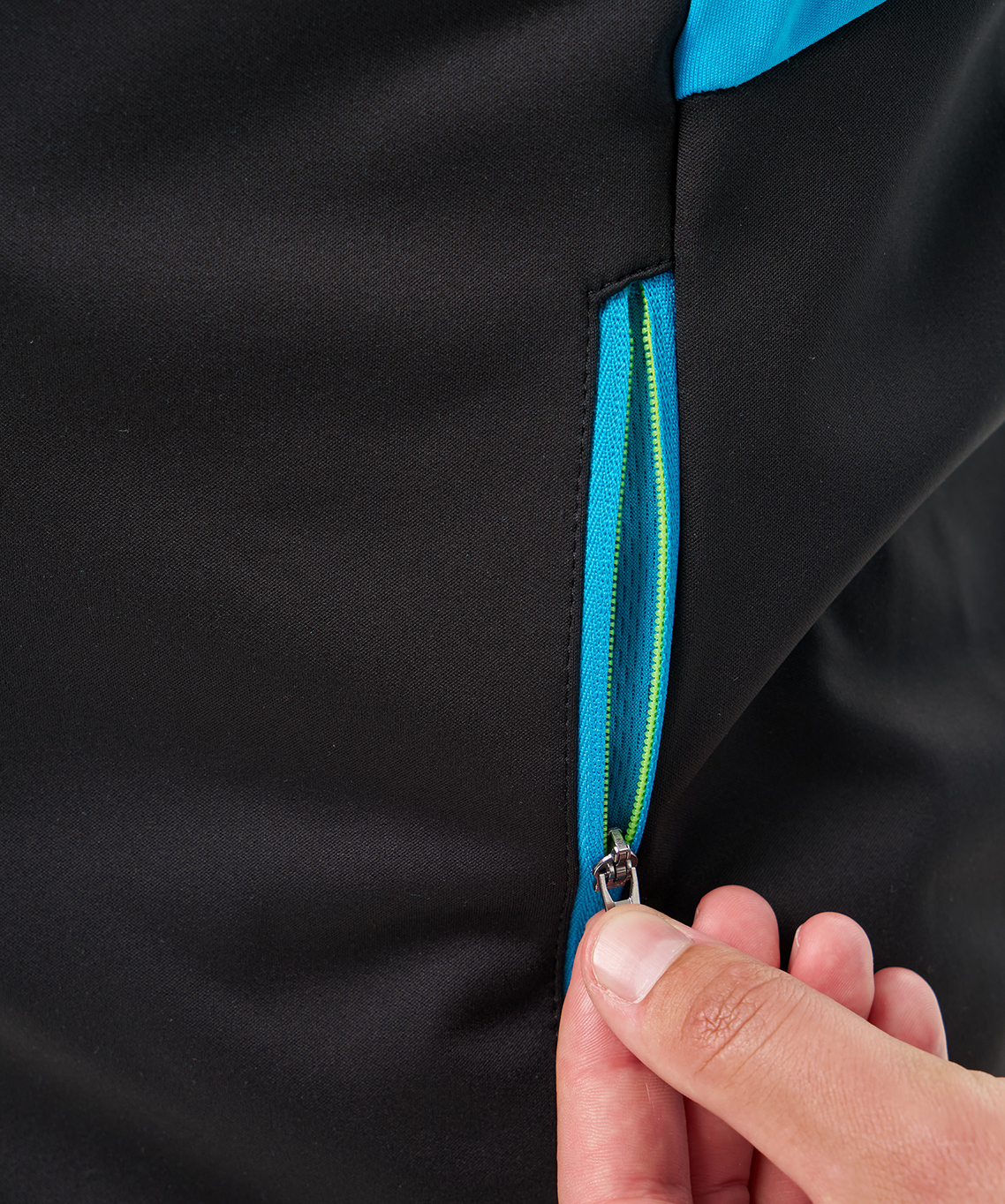 Тренировочная куртка Nordski Core Black/Light Blue