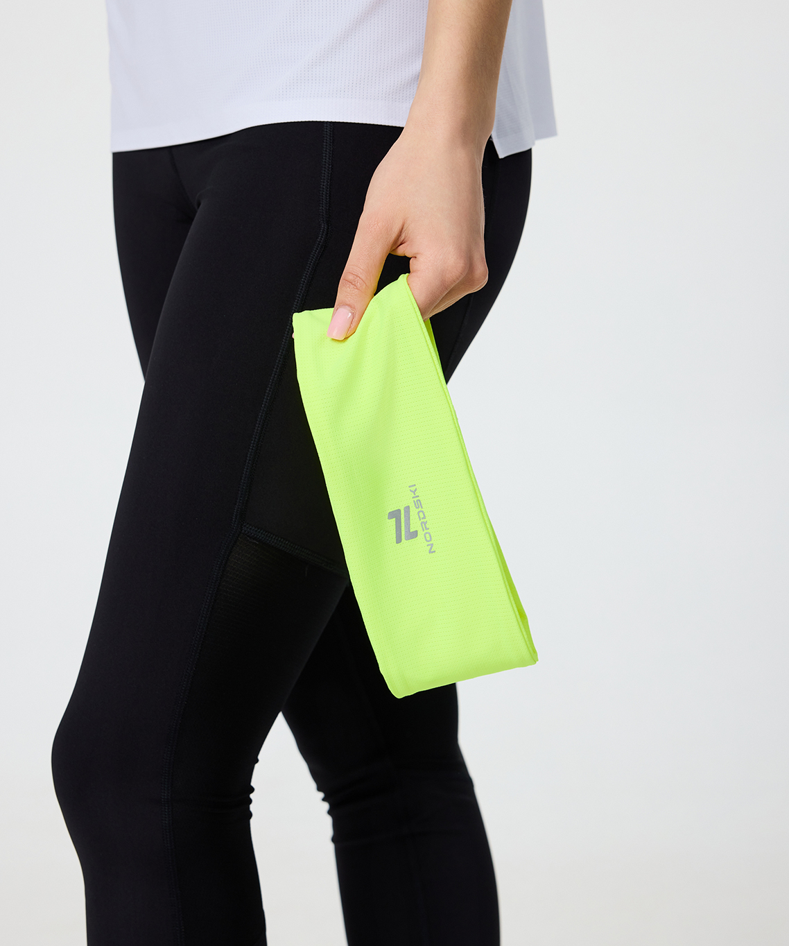Повязка Nordski Run Neon Lemon